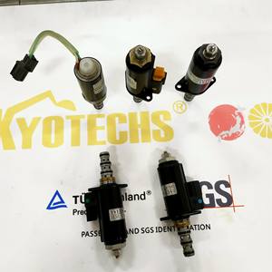 खुदाई स्पेयर पार्ट्स SK200-6E/230-6e/250-6e सोलनॉइड वाल्व yt35v00013f1 सुरक्षा लॉक KWE5K-31/G24 d50 - Product Image 2