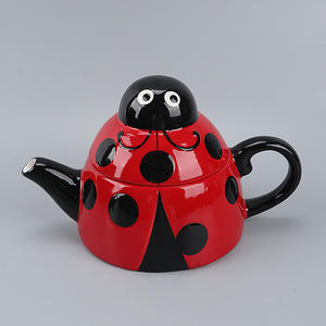 <span class=keywords><strong>Ladybug</strong></span> Shaped Ceramic Serving Plate-Totalmente personalizável em qualquer cor, tamanho, logotipo ou forma-Perfeito para casa, restaurante - Product Image 3