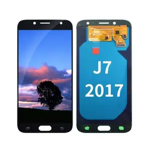 Vordere äußere Touchscreen-Glas linse für Samsung Galaxy J7 Pro 2017, Displays für Samsung J730 LCD-Bildschirme