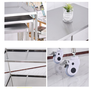Дешевая популярная медицинская тележка из нержавеющей стали - Product Image 5