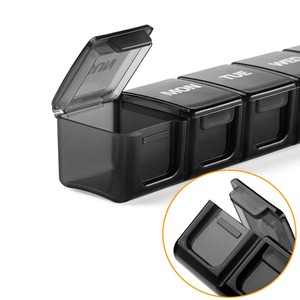 Hot bán New 7 trường hợp lớn <span class=keywords><strong>Pill</strong></span> Box nhựa <span class=keywords><strong>Pill</strong></span> Box 7 ngày <span class=keywords><strong>Pill</strong></span> Organizer - Product Image 2