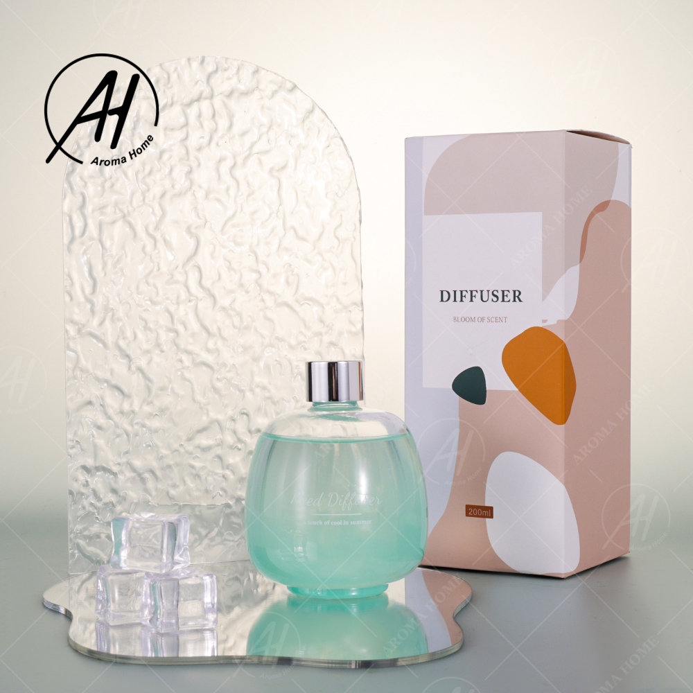 بارد الصيف فقاعة الزجاج زجاجة الشظية غطاء الألياف عصا ريد الناشر مجموعات الزيت العطري 5