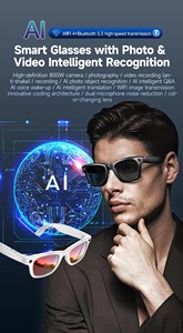Nueva Versión L801, Lentes de Sol Inteligentes <span class=keywords><strong>con</strong></span> Cámara de 8MP para Video y Fotos, 4GB WiFi, Traducción <span class=keywords><strong>con</strong></span> IA ChatGPT - Product Image 2