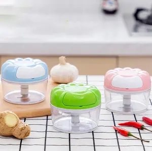 High Quality Kitchen Accessories vegetable food garlic meat cutter manually pull Pull Garlic Onion