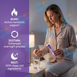Tabletas Efervescentes Quemagrasas Nocturnas para el Control de Peso <span class=keywords><strong>con</strong></span> Bebida de Bienestar Nocturno, Sabor Personalizado OEM de Marca Privada - Product Image 6