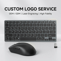 Conjunto de Teclado y Ratón Inalámbricos Recargables, Adecuado para Oficina, Hogar, Juegos y Viajes, Disponible en Stock