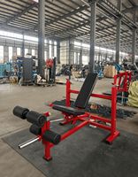 Banc de musculation multifonction réglable MRD-SH46, robuste, avec développeur de jambes pour salle de sport