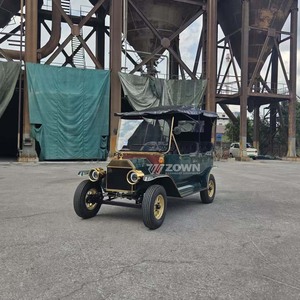 Diseño de chasis estable, coche eléctrico retro vintage para turismo, batería de larga duración para transporte en viñedos y fincas - Product Image 3