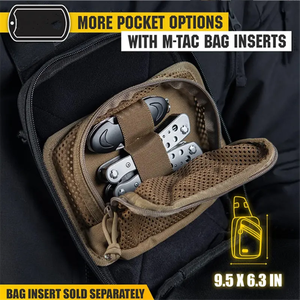 Sac à bandoulière tactique en nylon avec étui dissimulé pour transport CCW, outils EDC, sac de poitrine, style tendance - Product Image 5