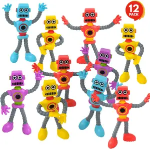 एलईडी Bendable रोबोट लड़कों और लड़कियों तनाव से राहत के लिए आंकड़े जन्मदिन की पार्टी एहसान Fidget खिलौने बच्चों और वयस्कों के लिए