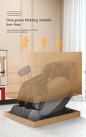 Chaises de massage contemporaines Boss Buy 4D Luxe Électrique 3D Zéro Gravité Shiatsu Automatique Massage Complet du Corps