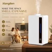 Diffuseur d'arômes intelligent sans eau en plastique, contrôlé par application, avec technologie biphasique, capacité de 120 ml, pour usage domestique et commercial