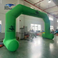 Arches gonflables personnalisées pour la ligne de départ et d'arrivée des courses, arche gonflable en TPU scellée à l'air pour les marathons, les courses cyclistes, les entrées de festivals