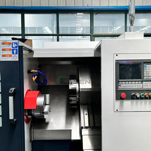 New Mini Đài Loan CNC Máy Tiện Tck6350 Tck6340 4 + 4 CNC Máy Tiện Gsk Hệ Thống Nghiêng Giường Máy Tiện Tck6350 - Product Image 4