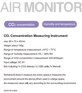 AEC CO2 테스터 이산화탄소 감지기 이산화탄소 분석기 - Product Image 6