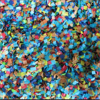 Papier de soie à neige populaire, jetable, blanc, confettis pour lanceurs ou discothèque et soirée folle