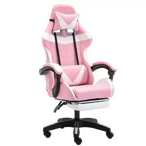 Wholesale Gaming Gamer Chair Linkage Armrest Racing Ergonomic Malaysia Cheap Gaming Chair With Footrest