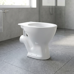 Inodoro de Cerámica Blanca Estilo Europeo con Asiento y Cisterna Sifónica para Proyectos de Baños en Países del Golfo (GCC) - Product Image 2