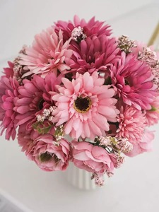 ดอกไม้ประดิษฐ์ ช่อดอกไม้ปลอมสำหรับตกแต่งบ้าน พืชปลอม <span class=keywords><strong>ของ</strong></span>ตกแต่งฤดูใบไม้ร่วง <span class=keywords><strong>ของ</strong></span>ตกแต่งโต๊ะทำงาน <span class=keywords><strong>ของ</strong></span>ตกแต่งสวน <span class=keywords><strong>ของ</strong></span>ตกแต่งห้อง - Product Image 2