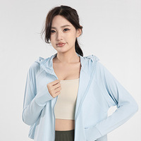 Benang asli rasa keren es sutra Anti-Ultraviolet jaket bersirkulasi desain kupu-kupu daun mati pelindung ruam tabir surya