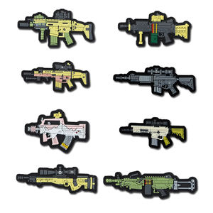 Patch tactique sportif en caoutchouc 3D PVC pour vêtements d'extérieur, à décorer avec un badge à crochet - Product Image 2