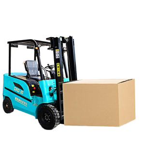 Carrello elevatore elettrico a quattro ruote controbilanciato da 2 tonnellate del produttore con piccolo Ride-On idraulico - Product Image 6