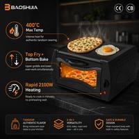 Oven Tandoor Listrik 15L OEM Pabrik Kustom Grosir Rumahan Panggangan Pizza Naan Aluminium Baking CBU/SKD/CKD Bersertifikat CE/CB MOQ 500