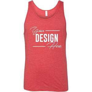 Unisex 3480 Bella Custom Jersey Tank Tops CUSTOM Hombres Multicolor Front & Back Printing Design Your Own Top - Product Image 3