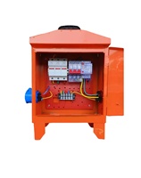 Boîte de distribution portable IP65 étanche, boîte de prise de courant industrielle mobile pour alimentation temporaire sur chantier