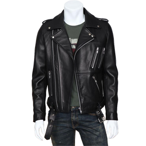 Nueva <span class=keywords><strong>chaqueta</strong></span> de cuero de motocicleta lavada para <span class=keywords><strong>hombre</strong></span> de primavera y otoño con <span class=keywords><strong>chaqueta</strong></span> de cuero de imitación con cremallera de solapa negra. - Product Image 5