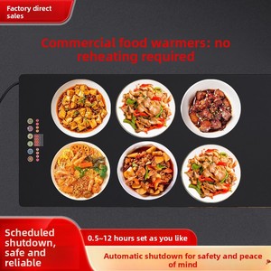 Plaque chauffante alimentaire intelligente à écran tactile, à température constante, certifiée allemande, classe d'efficacité énergétique, pour la réchauffe des aliments - Product Image 5