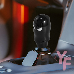 Modifikasyon manuel evrensel reçine siyah hayalet şekli kolu vites araba Shifter kolu vites topuzu - Product Image 1