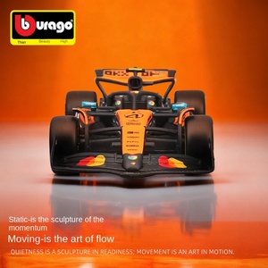 Bburago 1:43 Modellino Auto in Lega Formula 1 MCL39 2025 Esclusivo da Corsa Diecast McLaren 2025 # 4 # 81 - Product Image 4