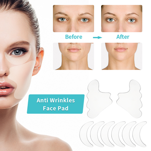 Autocollants <span class=keywords><strong>en</strong></span> Silicone réutilisable pour le visage, 100 pièces, pour le cou, la tête, les yeux, patchs autocollants Anti-rides, bande autocollante Anti-vieillissement - Product Image 4