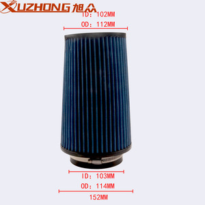 Kit d'admission d'air Xuzhong avec filtre à air champignon 6.4L Ford 08-10 en alliage d'aluminium noir pour amélioration - Product Image 3