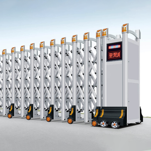 Cổng xếp di động, hàng rào chắn đường điều khiển đám đông bằng thép không gỉ, hàng rào xếp kiểu xếp ly, rào chắn đường - Product Image 1