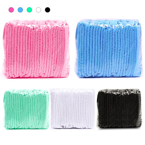 Paquete de 100 Gorros Desechables de Tela No Tejida, Redecillas Protectoras para el Cabello, para Hospital, Salón, Spa, Catering - Product Image 5