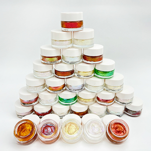 Fard à paupières crème en poudre de mica imperméable, lumineux, métallique, multicolore, 8g, pigment cosmétique - Product Image 3