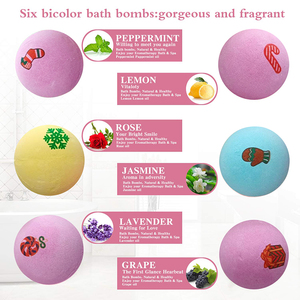 Ensemble de bombes de <span class=keywords><strong>bain</strong></span> fantaisie assorties, bombes de <span class=keywords><strong>bain</strong></span> effervescentes pour enfants en forme d'animaux et de fêtes, bombes de <span class=keywords><strong>bain</strong></span> parfumées colorées OEM - Product Image 5