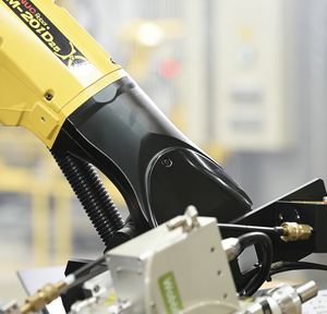 Sistema di saldatura a filo laser per robot FANUC M-20iD/25, nuova generazione, con servomotore per trazione filo, saldatura di alta qualità per lamiere e scatole - Product Image 4