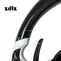 Volante de Fibra de Carbono Personalizado y Mejorado para BMW Serie F y Serie E, con Levas de Cambio de Fibra de Carbono, Compatible con F10, F30, E90, E92