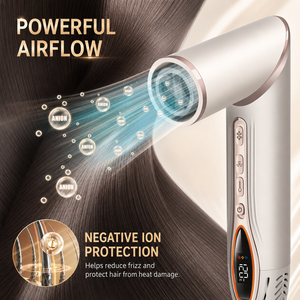 <span class=keywords><strong>Asciugacapelli</strong></span> Pieghevole ad Alta Velocità 1400W con Concentratore, 7-in-1 <span class=keywords><strong>per</strong></span> Capelli Lisci e Ricci, Portatile <span class=keywords><strong>per</strong></span> Uso in Hotel - Product Image 3