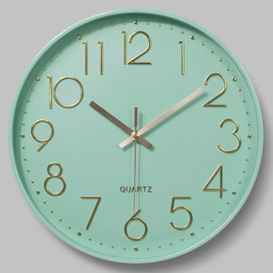 <b>Modern</b> Contemporary Single Face Wall <b>Clock</b> for Home Fashion Goods Quartz Design Needle Display for Study Interior Design - Product Image 4