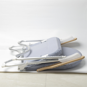 Blu Navy pesante oversize imbottito pieghevole in alluminio Teak braccioli <span class=keywords><strong>poltrona</strong></span> reclinabile <span class=keywords><strong>sedia</strong></span> <span class=keywords><strong>a</strong></span> <span class=keywords><strong>sdraio</strong></span> con cuscino - Product Image 5