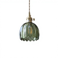 Lustre suspendu LED en verre et cuivre pour chambre à coucher, style simple, doré, hauteur réglable, luminaire de plafond pour fête, maison, bar