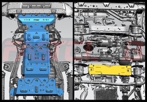 FASTCLUB BEIJING <span class=keywords><strong>BJ40</strong></span> 1ère génération 2024, protection inférieure du châssis de la planche à roulettes de 5 mm/8 mm, couleur naturelle - Product Image 6