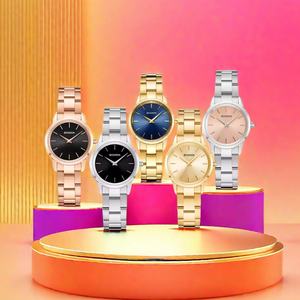 Nouvelles Collections 2024 : Ensemble Montre et Bracelet Doré pour Femme – Expédition Directe en Boîte – Accessoire de Mode et d'Affaires pour Femme – Bracelet 22mm – Idéal Cadeau - Product Image 5