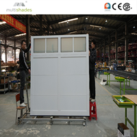 Porte de garage électrique en alliage d'aluminium, antivol, pour entrepôt extérieur, villa, résidence, portail automatique à enroulement