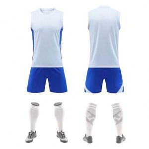Factory Wholesale Plus Size Polyester Quick Dry Breathable Training Vest High Quality 2026 <b>Red</b> Football Uniform Sleeveless - Product Image 2