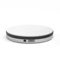 Plateau tournant motorisé USB de 45 cm, capacité de charge 30 kg, pour photographie, plateau tournant électrique à 360 degrés